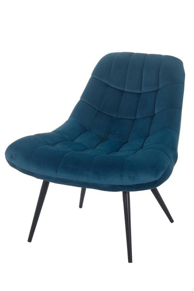 SalesFever Loungesessel XXL-Sitzfläche blau