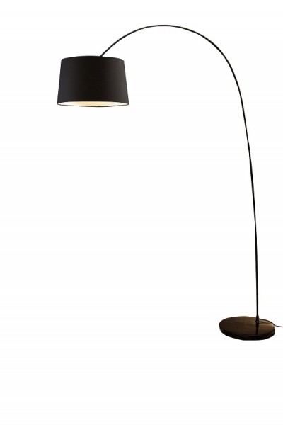 SalesFever Bogenlampe 205 cm schwarz