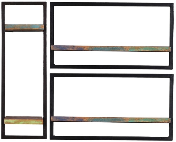 Sit Möbel Wandregal-Set 3-teilig Riverboat 09101-09