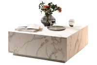 SalesFever Couchtisch 90x90 cm in Marmoroptik SalesFever Couchtisch 90x90 cm in Marmoroptik