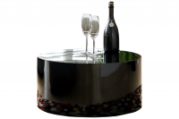 SalesFever Couchtisch 60 cm rund schwarz SalesFever Couchtisch 60 cm rund schwarz