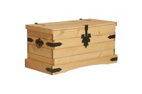 Möbilia Truhe mit massiver Holzklappe 19020029 Möbilia Truhe mit massiver Holzklappe 19020029