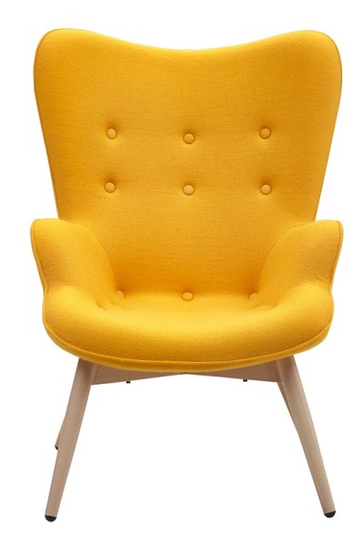 SalesFever Sessel gelb Webstoff