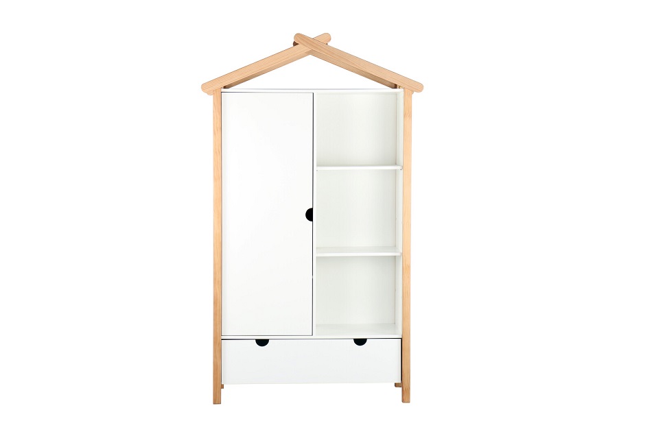 Möbilia Kleiderschrank Hausform - 12020003