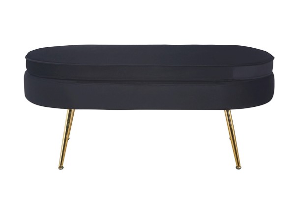 SalesFever Sitzpouf Samt oval