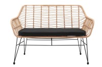 SalesFever Sitzbank Rattanoptik 396681 SalesFever Sitzbank Rattanoptik 396681