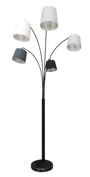 SalesFever Bogenlampe 5-flammig 394045