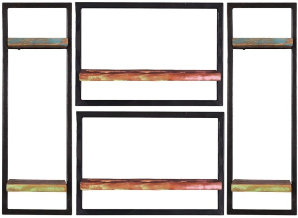 Sit Möbel Wandregal-Set 4-teilig Riverboat 09101-14