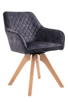 SalesFever Armlehnstuhl Samtvelours SalesFever Armlehnstuhl Samtvelours