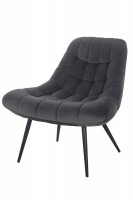 SalesFever Loungesessel XXL-Sitzfläche grau SalesFever Loungesessel XXL-Sitzfläche grau