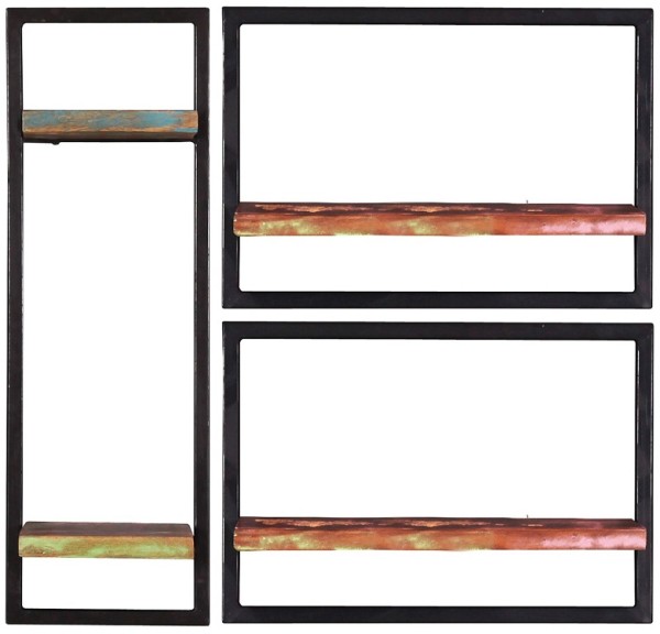 Sit Möbel Wandregal-Set 3-teilig Riverboat 09101-08